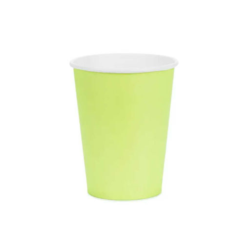 Picture of PAPER CUPS LIME 250ML - 6PK
